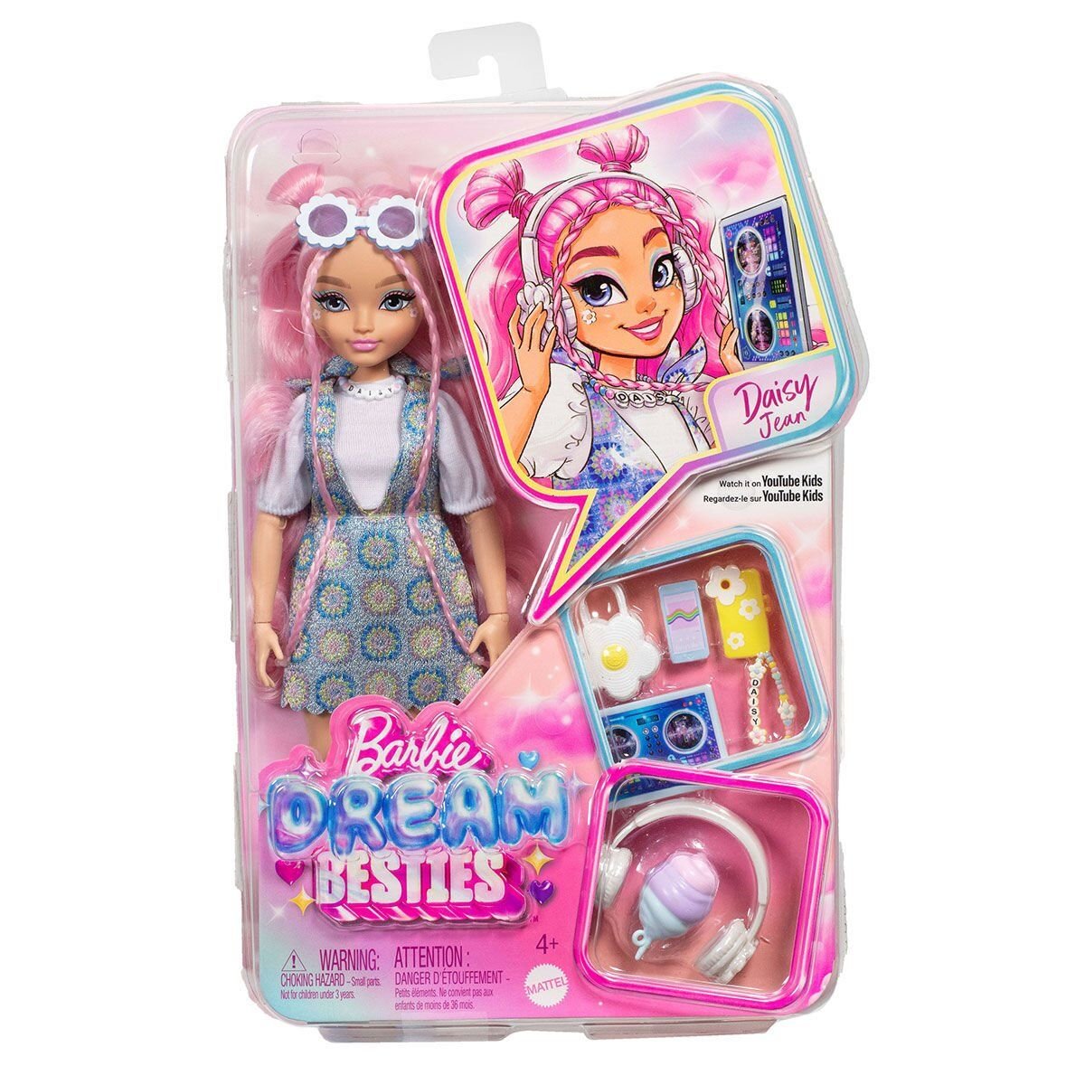 Barbie Dream Besties Daisy Bebek ve Aksesuarları JDD74