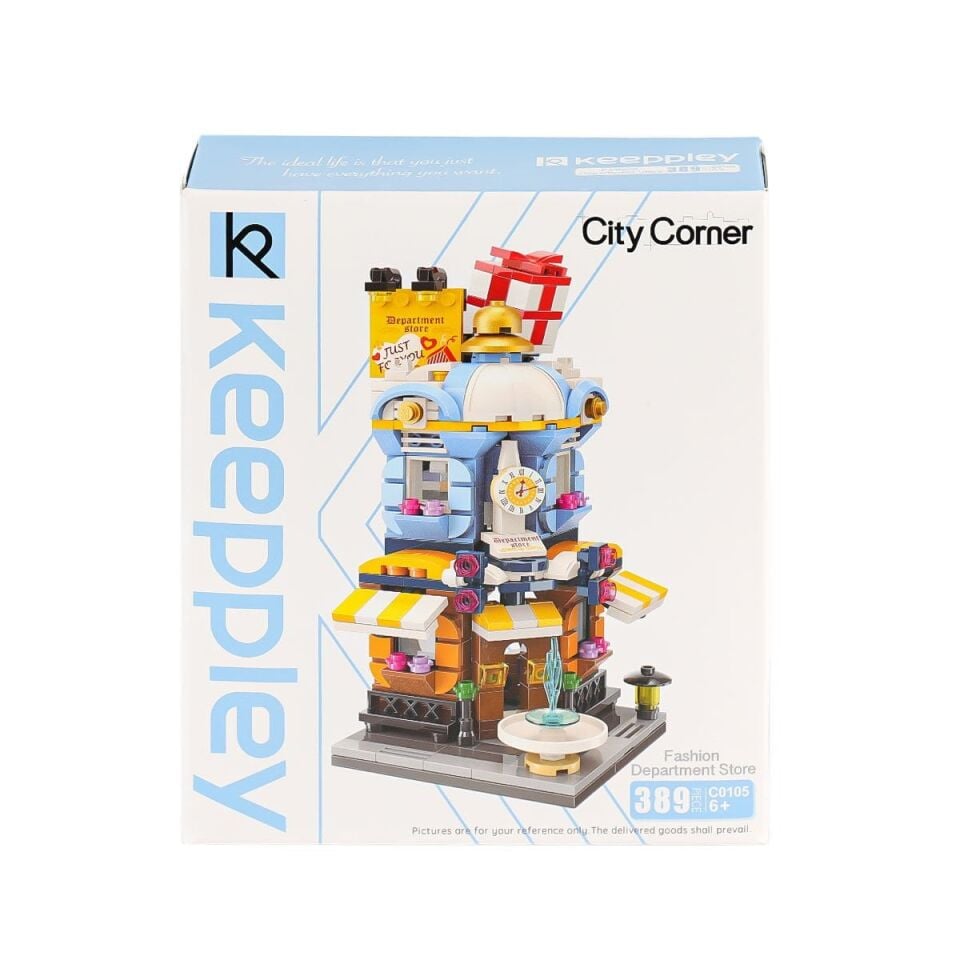KP0105 Keeppley City Corner - Fashion Department Store 389 Parça Yapım Seti