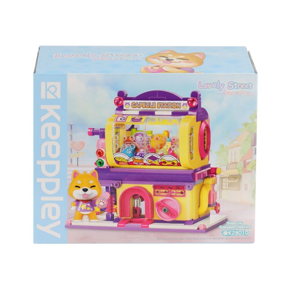 KP28010 Keeppley Lovely Street - Shiba Inu Gashapan Machine 435 Parça Yapım Seti