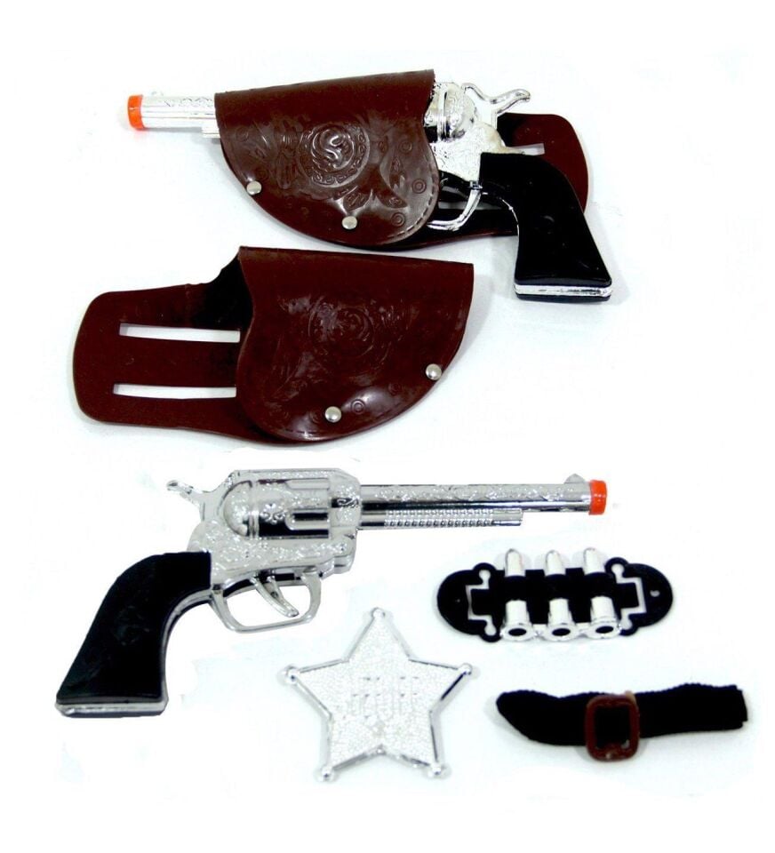 VAHŞİ BATI İKİLİ TABANCA SETİ-MGA