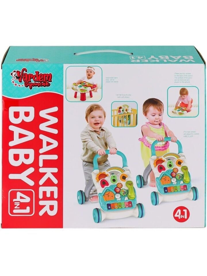 PİYANOLU 4 İN 1 BEBEK YÜRÜTEÇ