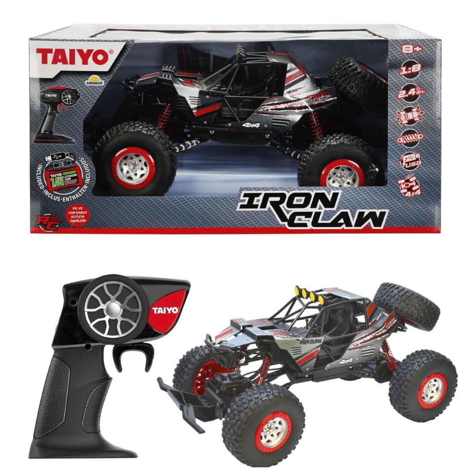 S00041785 R/C BÜYÜK ARABA 1/8 NEW IRON CLAW 7.4V 4WD-SUN
