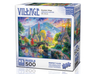 KS Games Mountain Village Puzzle 500 Parça 20046