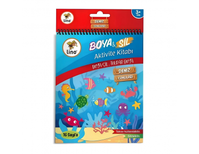 Boya Sil Aktivite Silinebilir Boyama Denizaltı