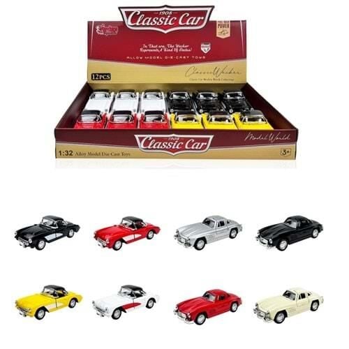 WK-615-3B-5B-6B-12B ÇEKBIRAK 1:32 KLASİK ARABA-VRD