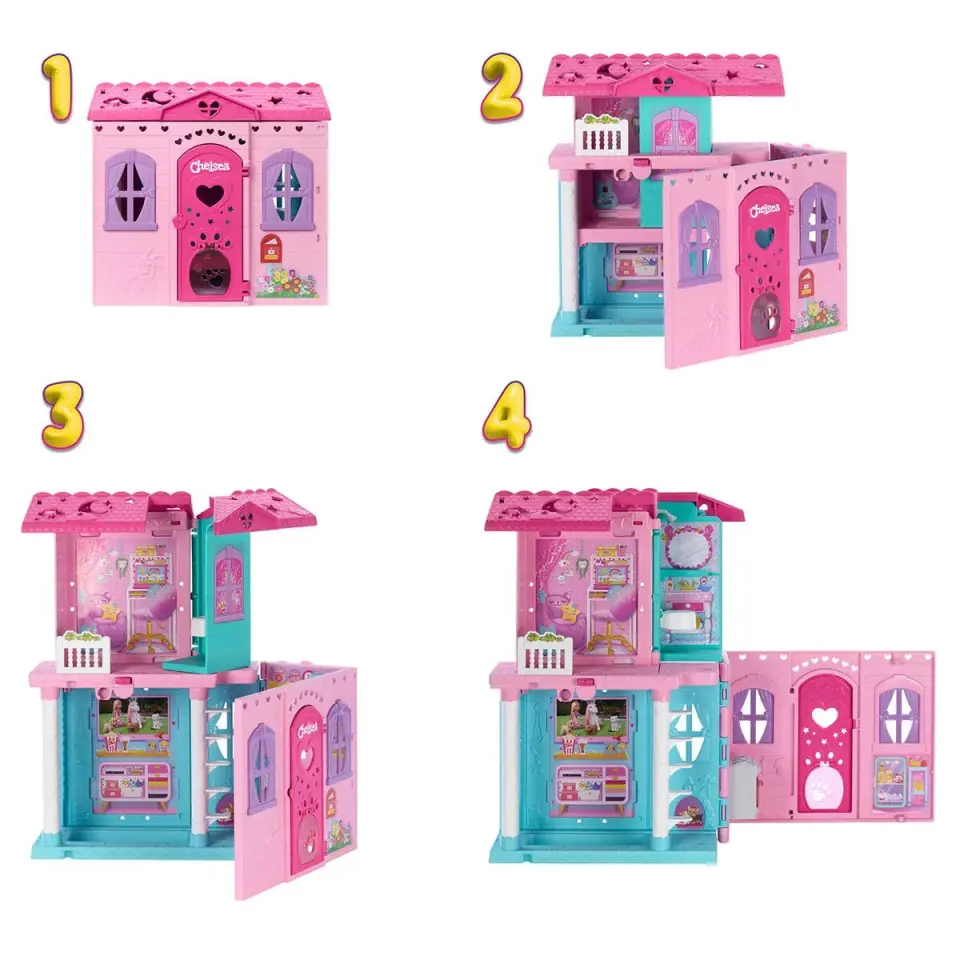 Barbie Chelsea Açılır Bebek Evi JFW49