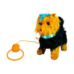 Vardem Tasmalı Yürüyen Mavi Fiyonklu Peluş Köpek PFT-B267
