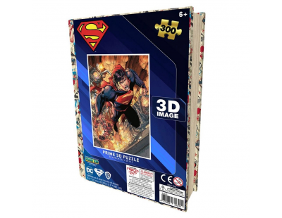Prime 3D - Superman 300 Parça Puzzle 35622 - Metal Kutu
