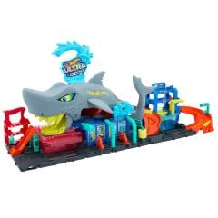 HTN82 Hot Wheels Muhteşem Köpek Balığı Araba Yıkama Oyun Seti