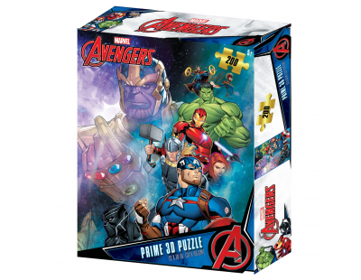 Prime 3D - Avengers 200 Parça Puzzle 33125