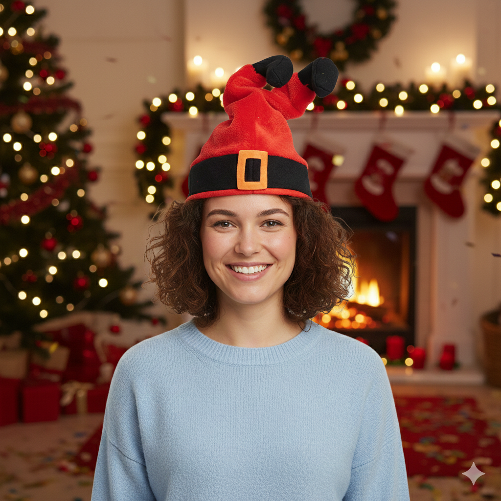 Müzikli Dans Eden Noel Baba Şapkası | Partileri Coşturan Komik Yılbaşı Şapkası