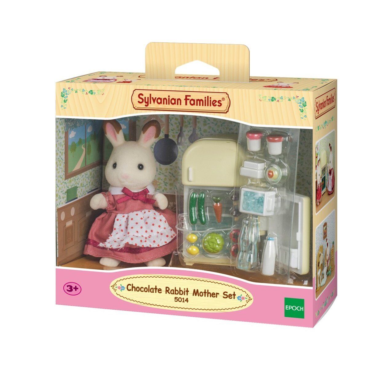 5014 Sylvanian Families Çikolata Kulaklı Anne Buzdolabı Seti +3 yaş