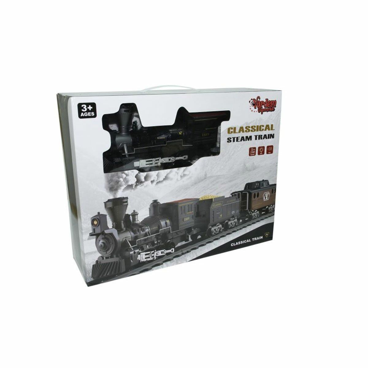 Vardem Işıklı ve Sesli Classic Buharlı Tren FF-1613A