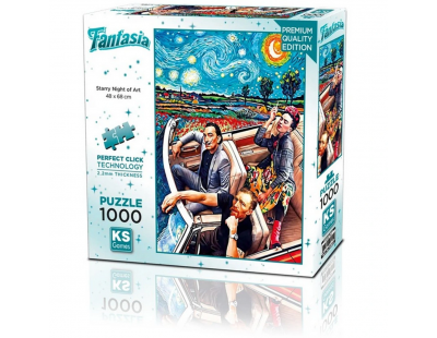 KS Games Starry Night of Art Puzzle 1000 Parça