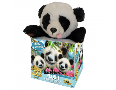 Prime 3D - Panda Pelüş ve Selfie 48 Parça Puzzle 15800