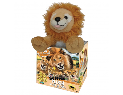 Prime 3D - Aslan Pelüş ve Selfie 48 Parça Puzzle 15803