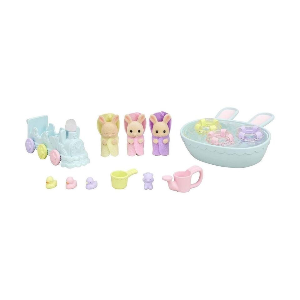 5707 Sylvanian Families Üçüzler Banyo Seti +4 yaş