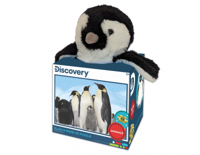 Prime 3D - Penguen Pelüş ve Selfie 48 Parça Puzzle 15809