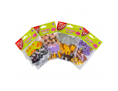 Bu-Bu Eva Sticker 3D Oynar Gözlü Hayvanlar