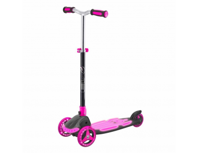 Evo 3 Tekerlekli Katlanabilir Illuminate Işıklı Pembe Scooter