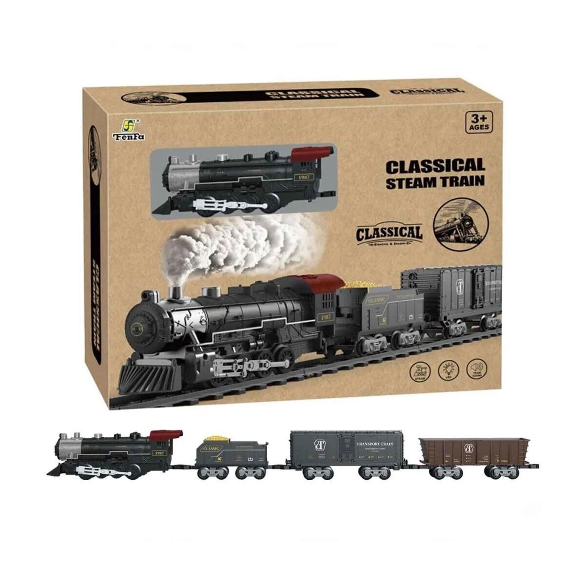Fenfa Classic Steam Pilli Tren Seti 29 Parça 1613C