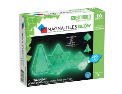 Magna Tiles Glow Gece Parlayan Bloklar 16 Parça