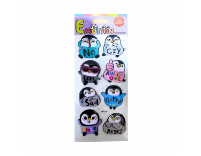Bu-Bu Puffy Stickers Penguen
