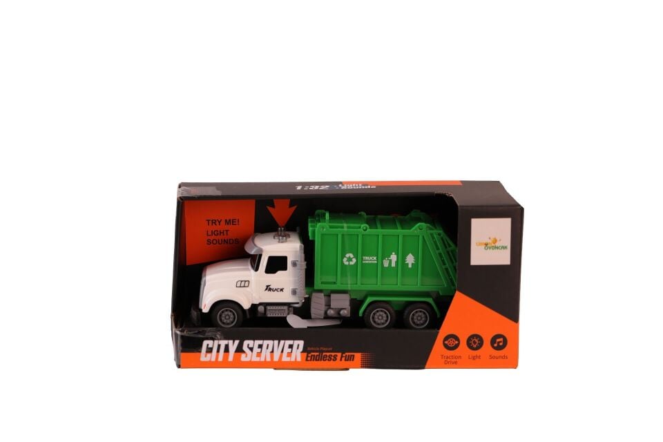 C-007A PİLLİ IŞIKLI ÇÖP ARABASI