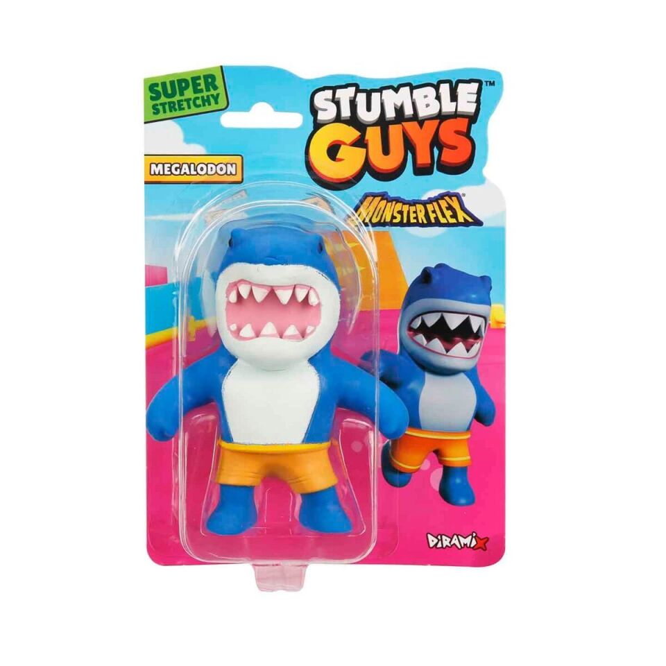 Sunman 61196 Strech Monsterflex Süper Esnek S Stumble Guys 5 cm - Renkli