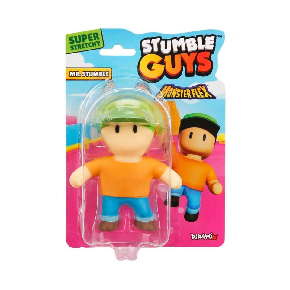 Sunman 61196 Strech Monsterflex Süper Esnek S Stumble Guys 5 cm - Renkli