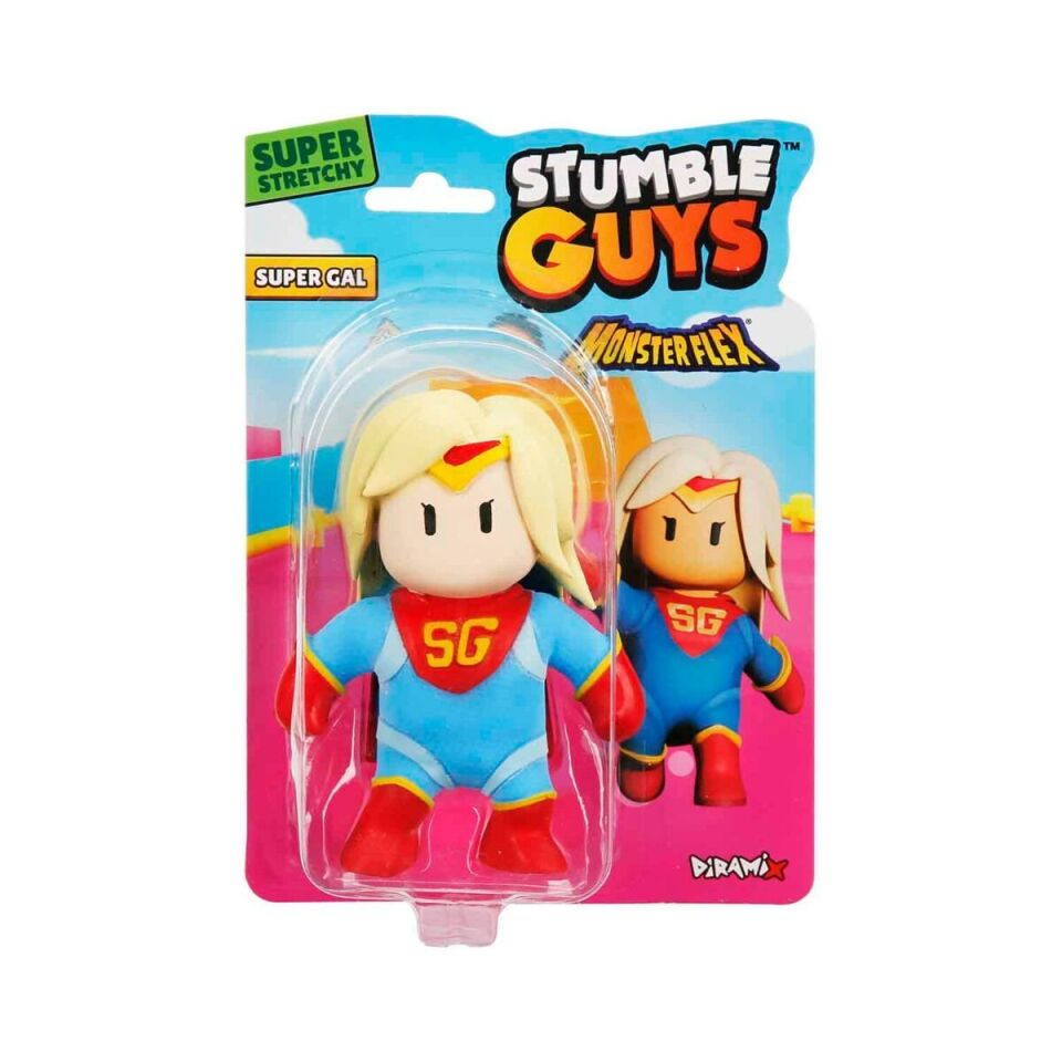 Sunman 61196 Strech Monsterflex Süper Esnek S Stumble Guys 5 cm - Renkli