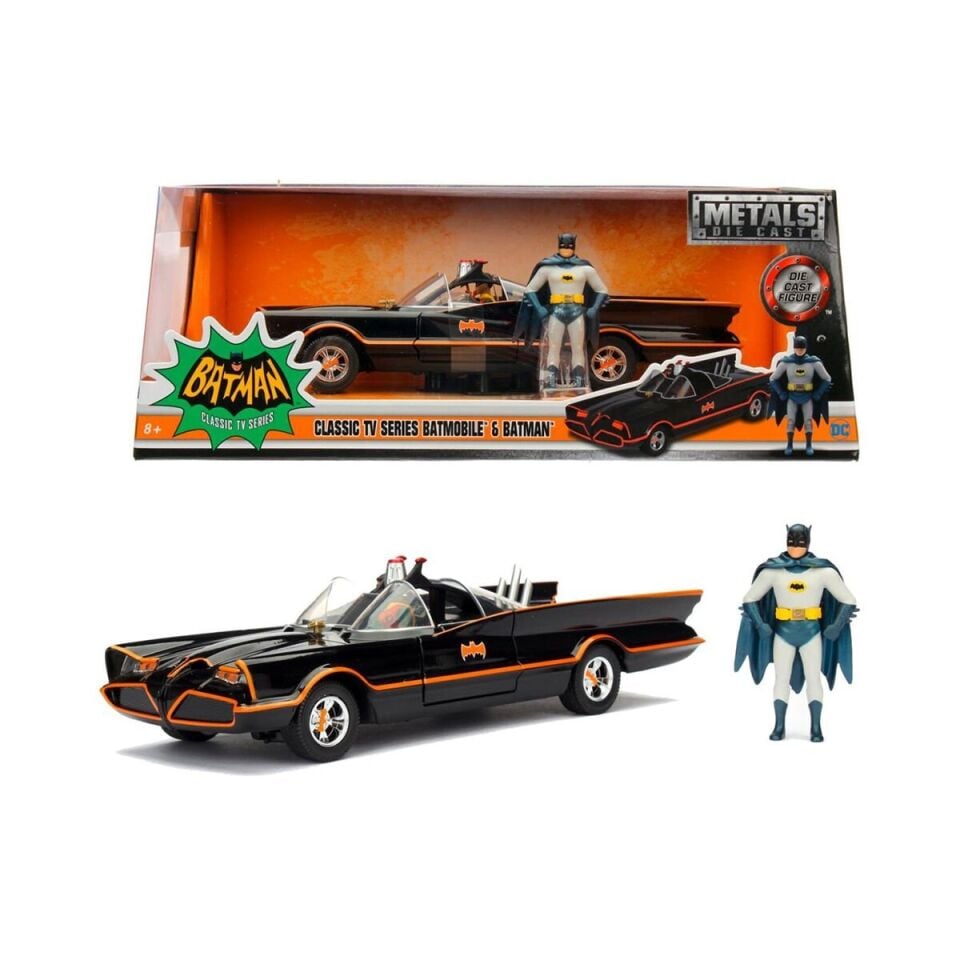 Sımba Batman 1966 Classıc Batmobıle 1:24 SMB-253215001