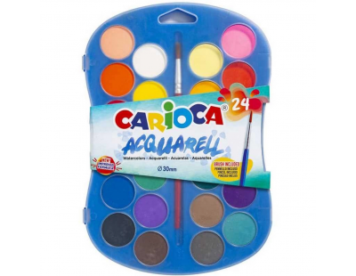 Sulu Boya 30 mm. Fırçalı 24'lü