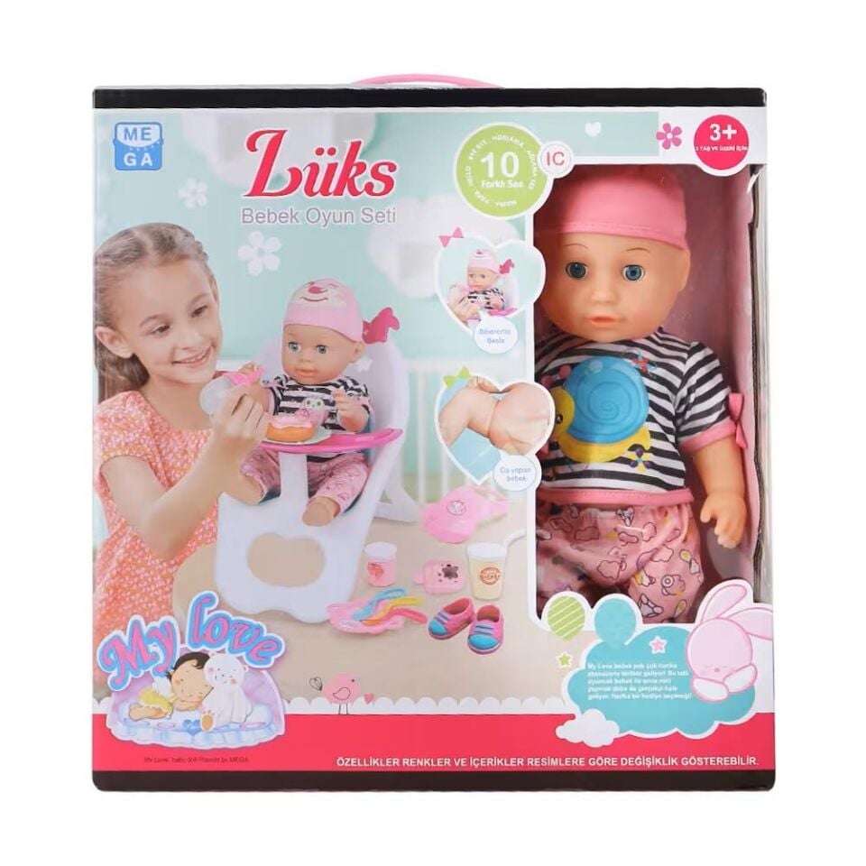 35 CM BEBEK VE MAMA SANDALYESİ-MEGA