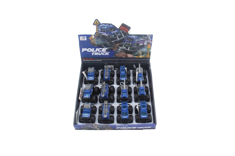 779-69 DUBLE SÜRTMELİ METAL DIECAST POLİS