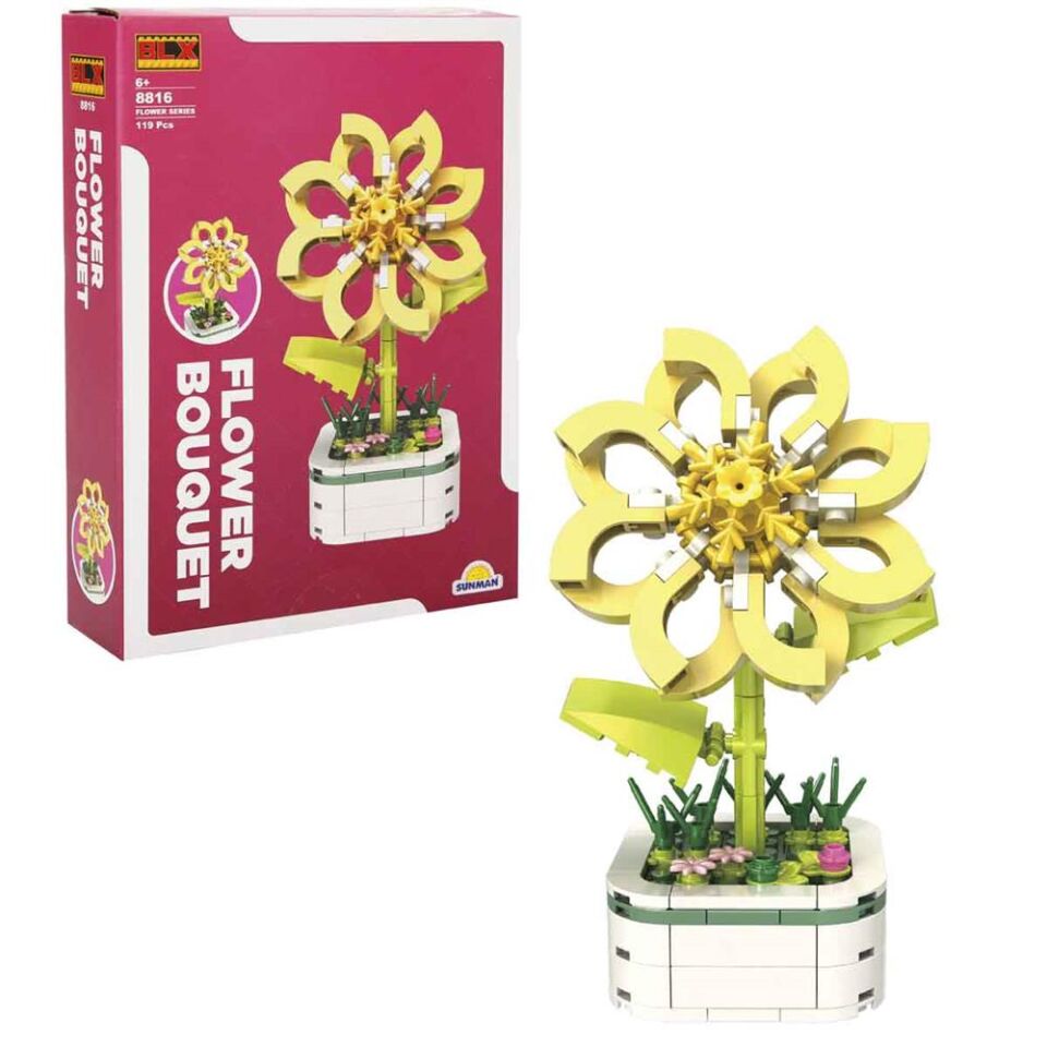 S00004692 FLOWER SET PAPATYA 119PRÇ -SUN