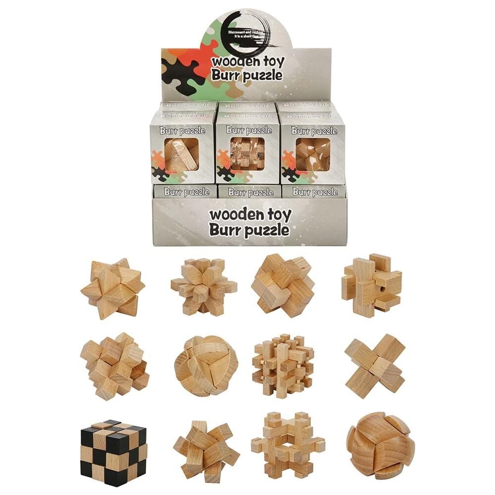 Woody Ahşap Burr Puzzle