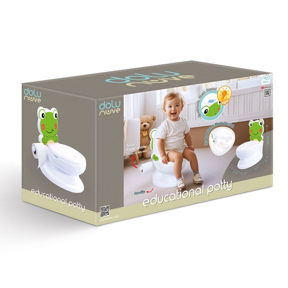 Dolu Nuve Eğitici Kurbağa Lazımlık 7238