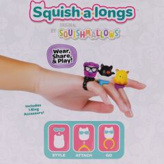 Squishmallows Squish-a-longs 2 Figür + Yüzük Sürpriz Paket Seri 1 AL0001-1