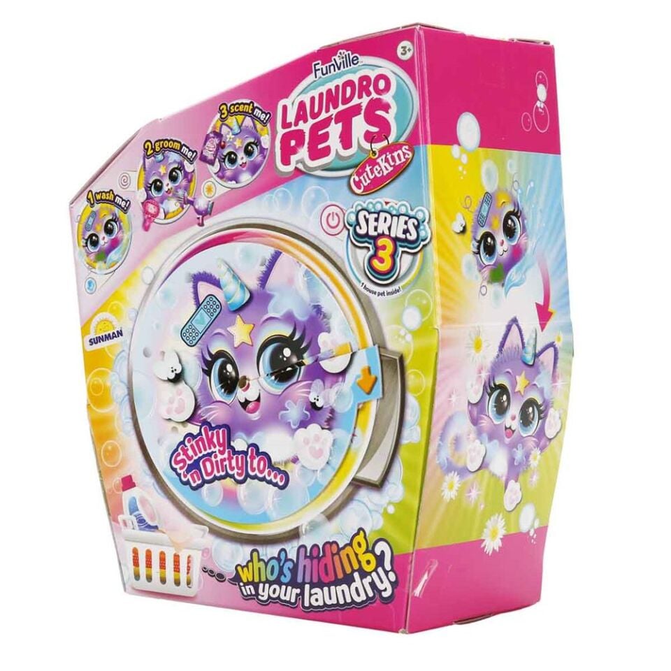 S01050424 PELUŞ LAUNDRO PETS S3 SÜRPRİZ PAKTE -SUN