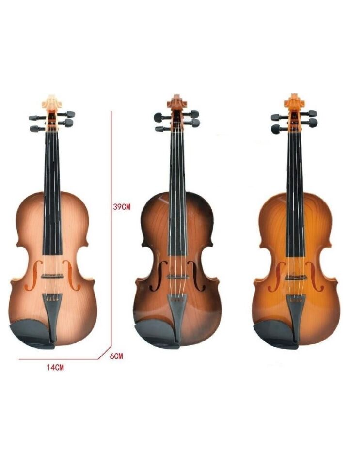 Kayıt Yapabilen Telleri Işlevli Sihirli Oyuncak Keman Müzik Oyuncağı 8820-1