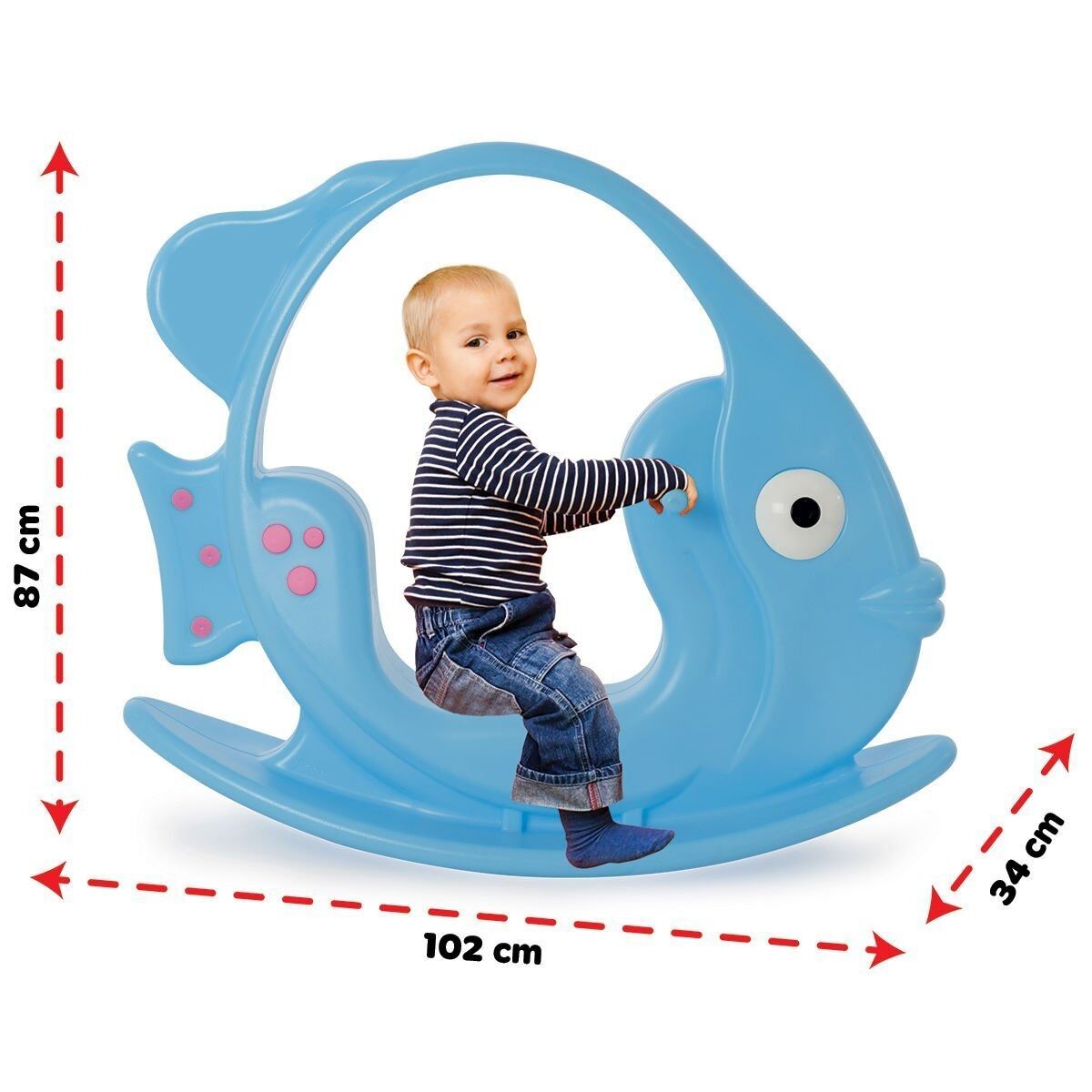 06 151Y Sallanan Balık - Yeşil Renk