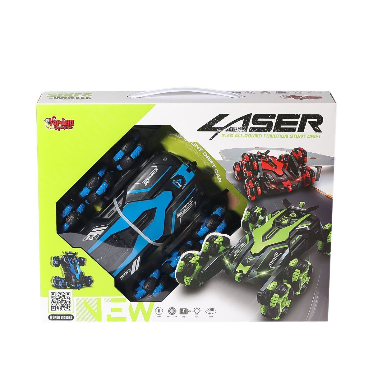 Vardem Kumandalı 6 Teker Buharlı Akrobat Araba RQ3021