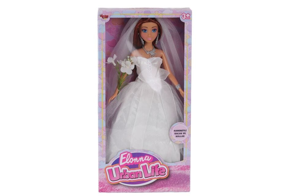 WG-661048 KUTULU 29CM GELİNLİKLİ BEBEK
