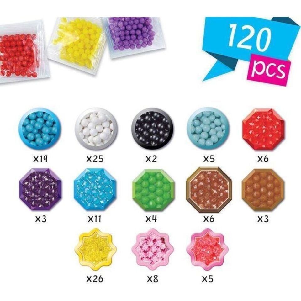 31725 AquaBeads Mini Yaratıcı Set 120 parça +4 yaş