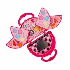 Pretty Pinky Üç Katlı Pembe Çantalı Makyaj Seti 4278