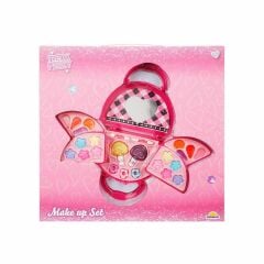 Pretty Pinky Üç Katlı Pembe Çantalı Makyaj Seti 4278