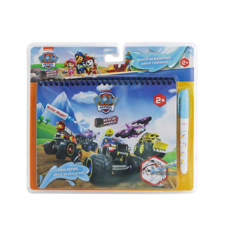 Bk009 Paw Petrol Sihirli Boyama Kitabı -Gepettoys