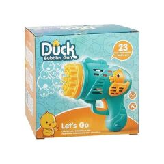 Kayyum Oyuncak Duck Çok Delikli Pilli Köpük Atan Tabanca Oyuncağı 23 Delikli Bubble Gun