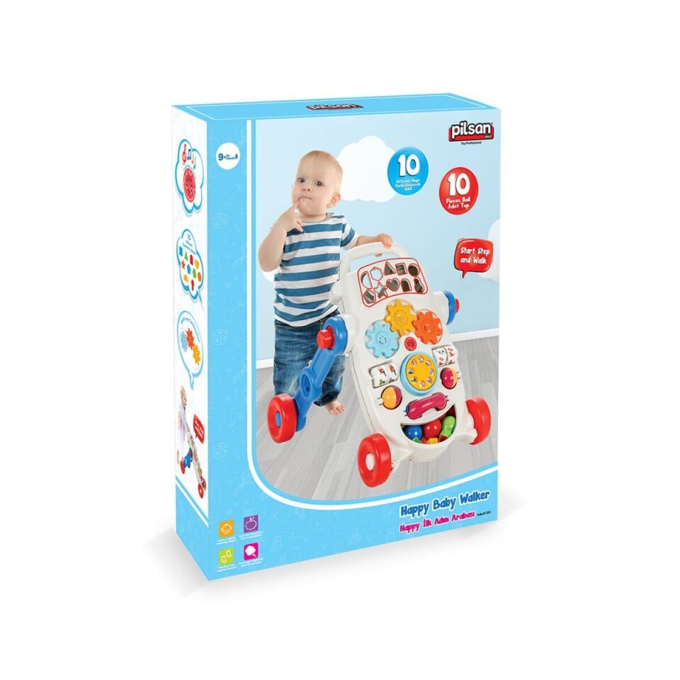 07 539M HAPPY İLK ADIM ARABASI MAVİ